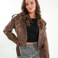 Wild Soul Leather Jacket - Braun