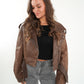 Wild Soul Leather Jacket - Braun