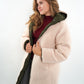 Flipcoat Winterjacke -  Khaki/Creme