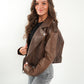 Wild Soul Leather Jacket - Braun