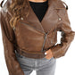 Wild Soul Leather Jacket - Braun