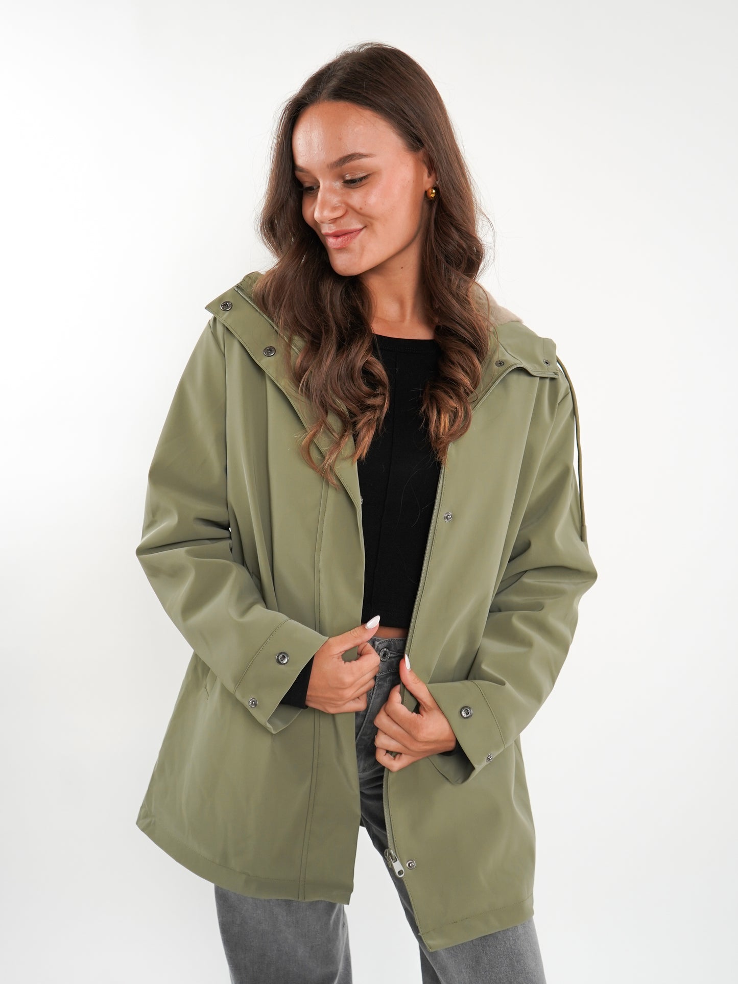 Chic Trek Coat - Khaki