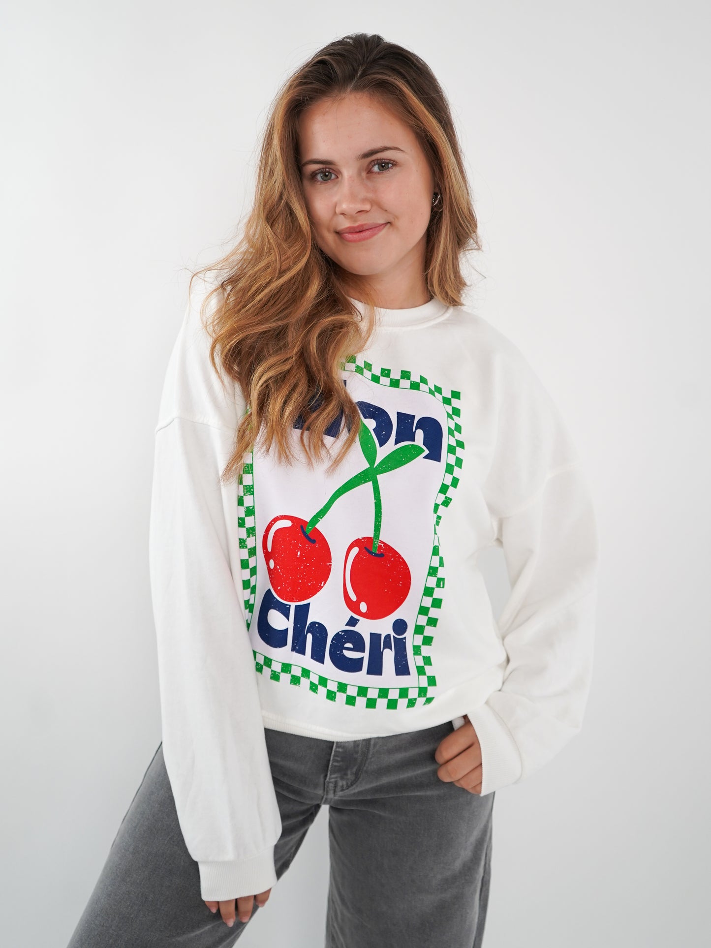 Mon Chéri Summer Sweatshirt - Weiß