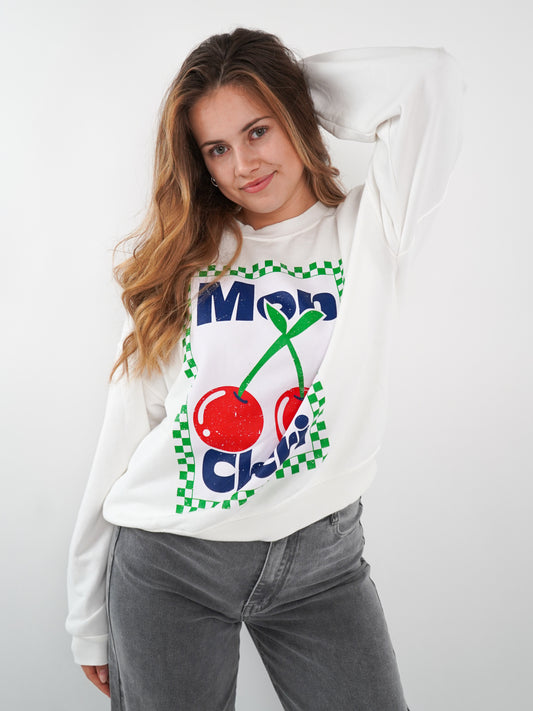 Mon Chéri Summer Sweatshirt - Weiß