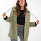 Chic Trek Coat - Khaki