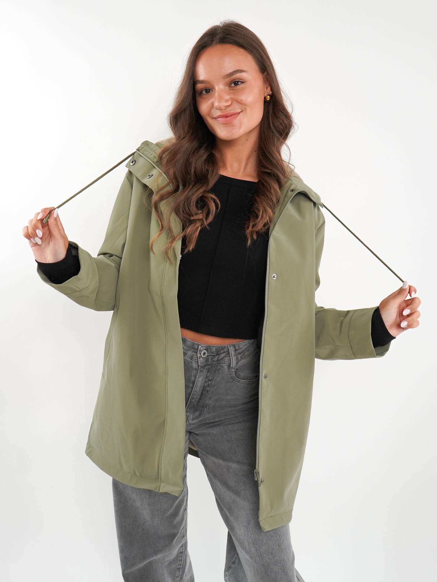 Chic Trek Coat - Khaki