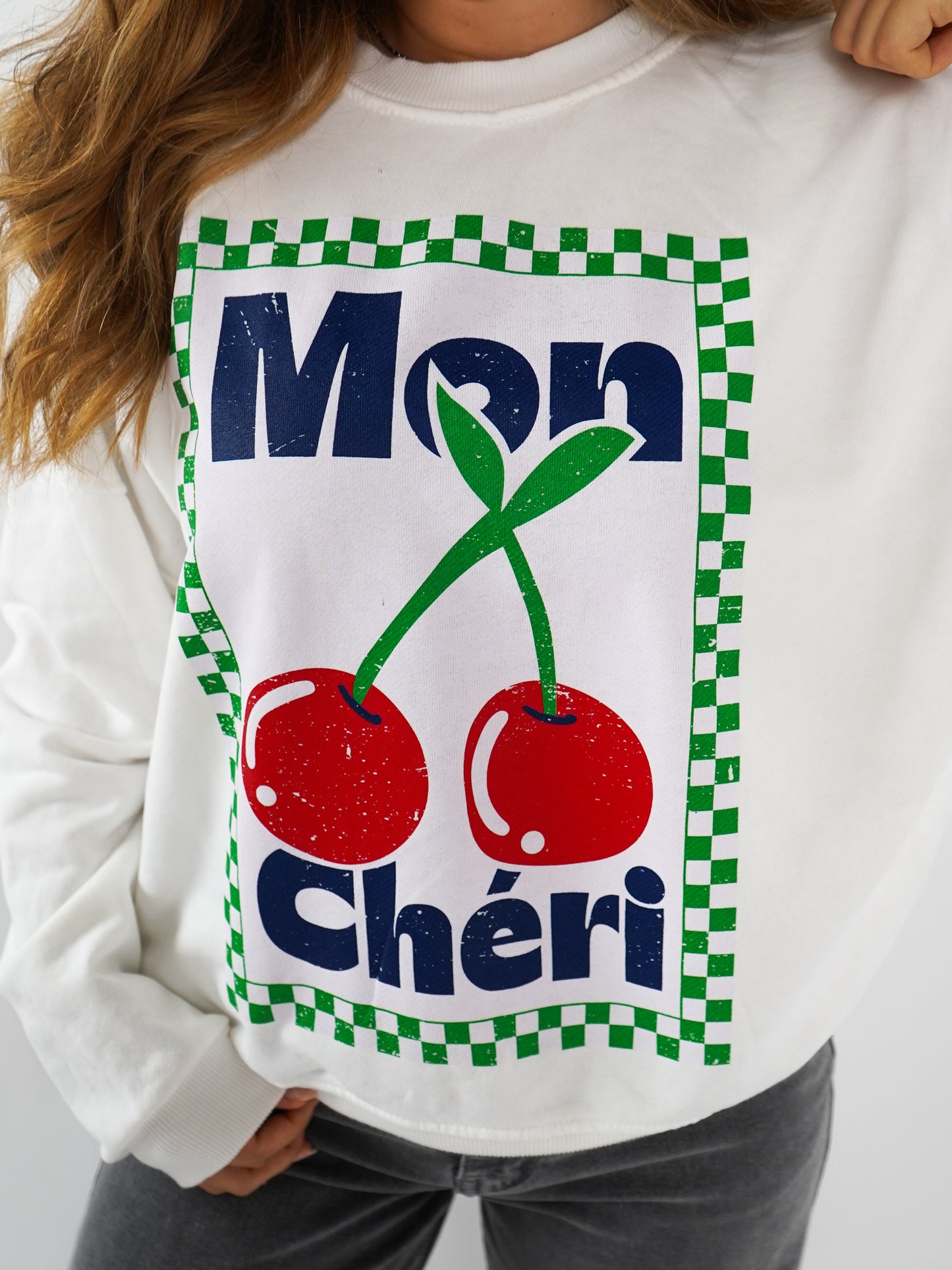 Mon Chéri Summer Sweatshirt - Weiß