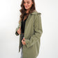 Chic Trek Coat - Khaki