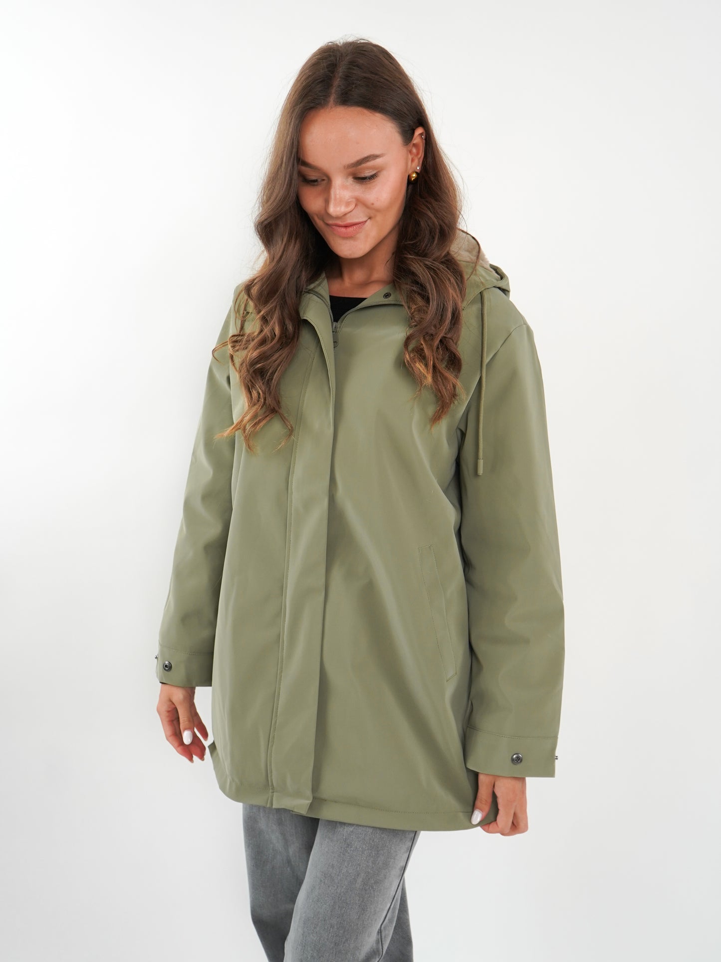 Chic Trek Coat - Khaki