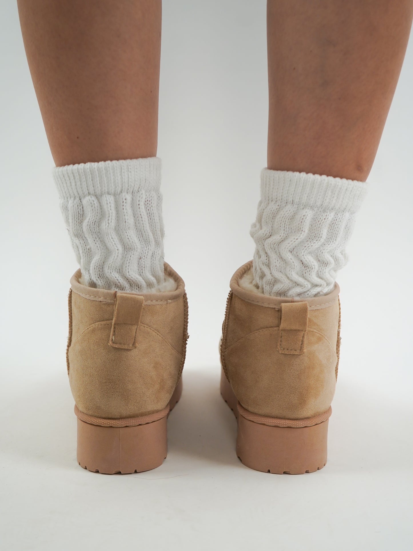 Classic Mini Boots - Beige