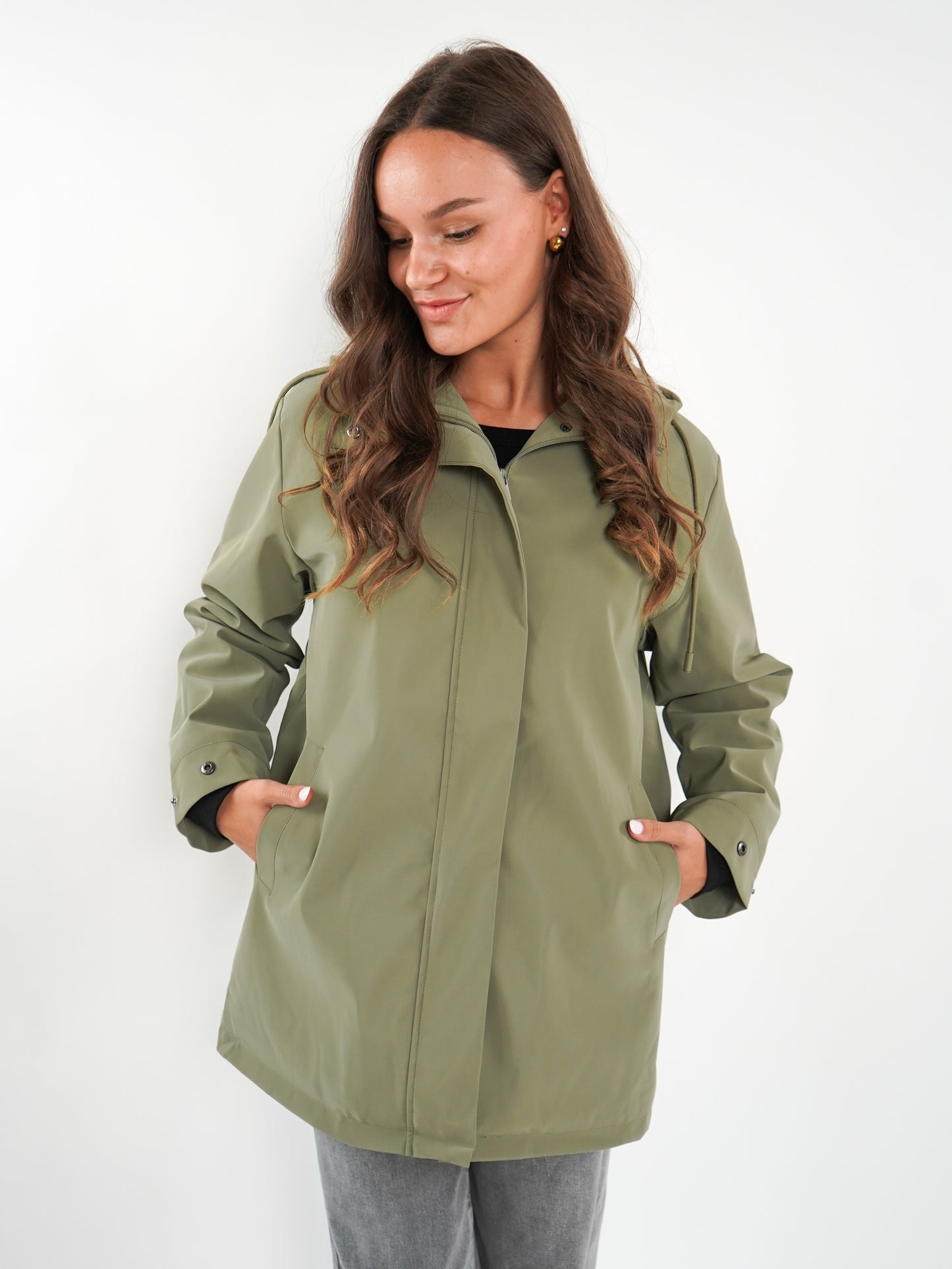 Chic Trek Coat - Khaki