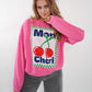 Mon Chéri Summer Sweatshirt - Pink