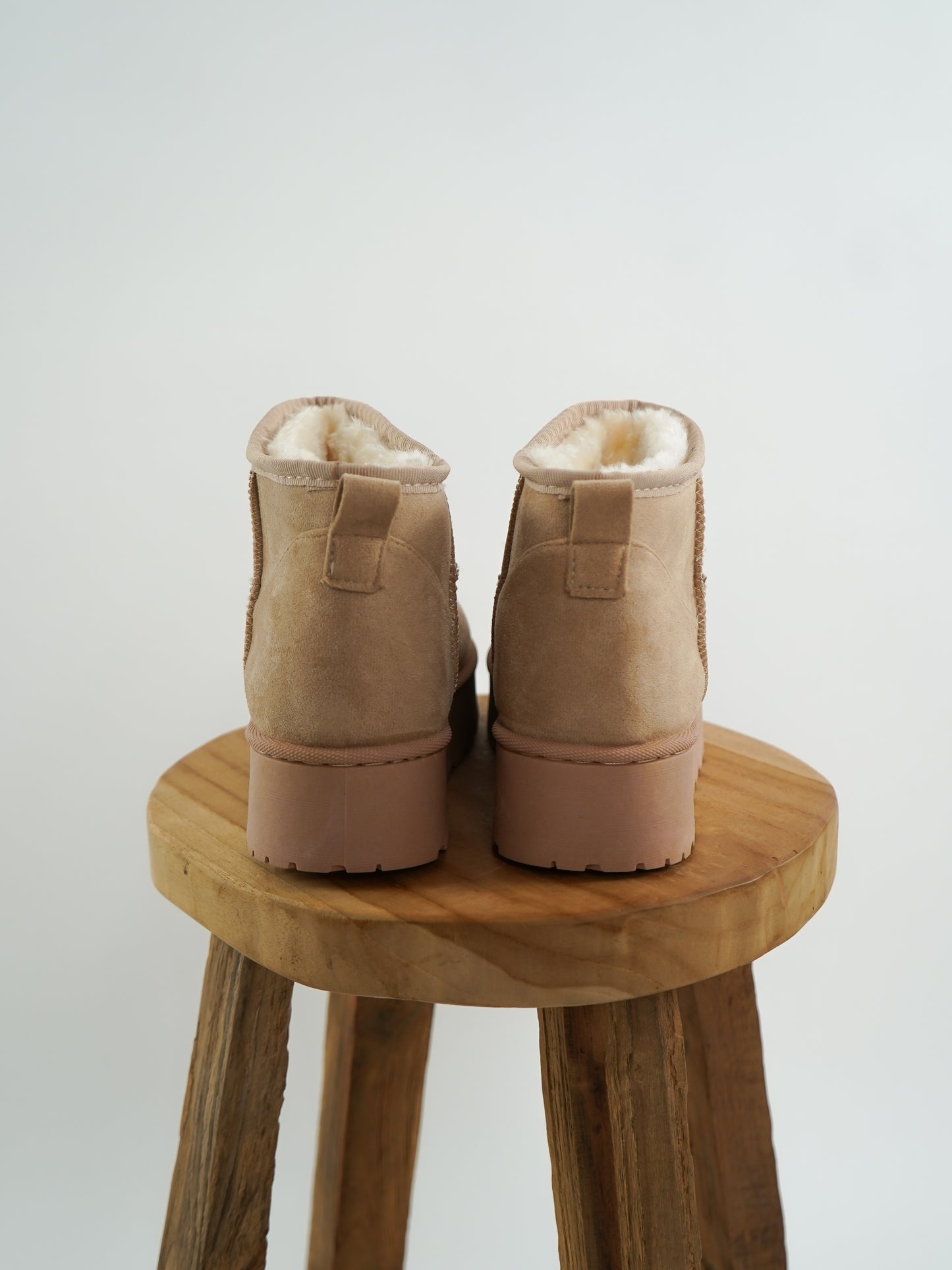 Classic Mini Boots - Beige