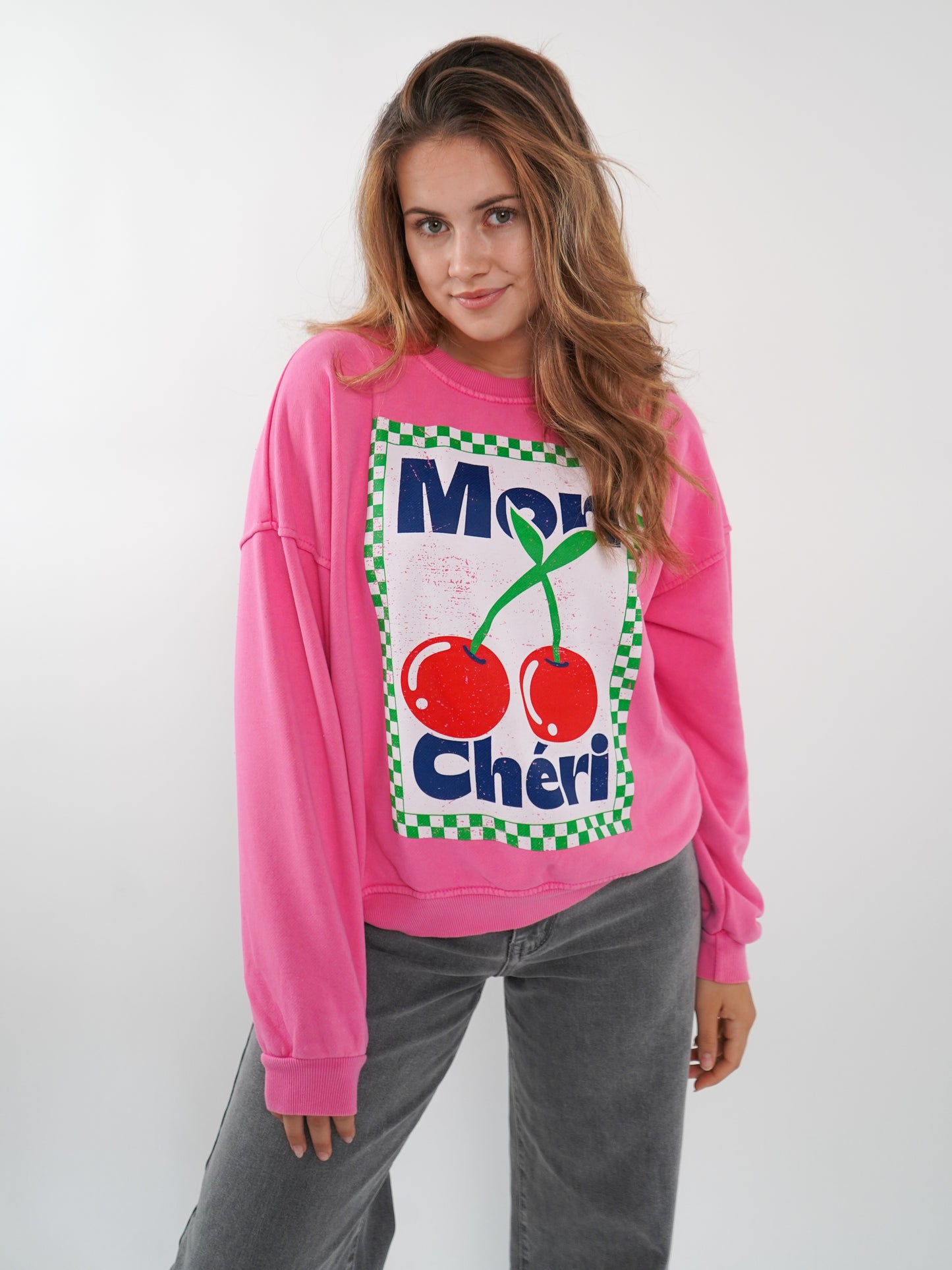 Mon Chéri Summer Sweatshirt - Pink