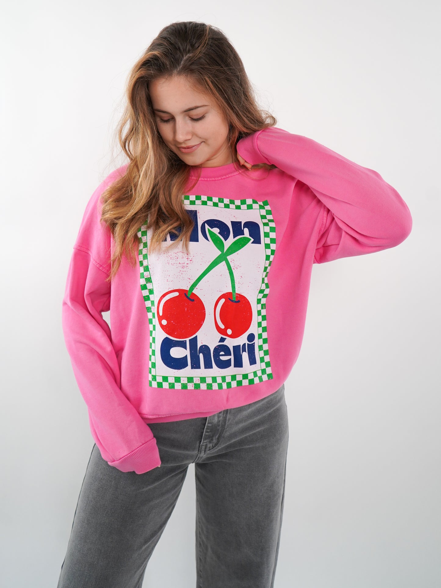 Mon Chéri Summer Sweatshirt - Pink