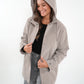 Chic Trek Coat - Dark Clay