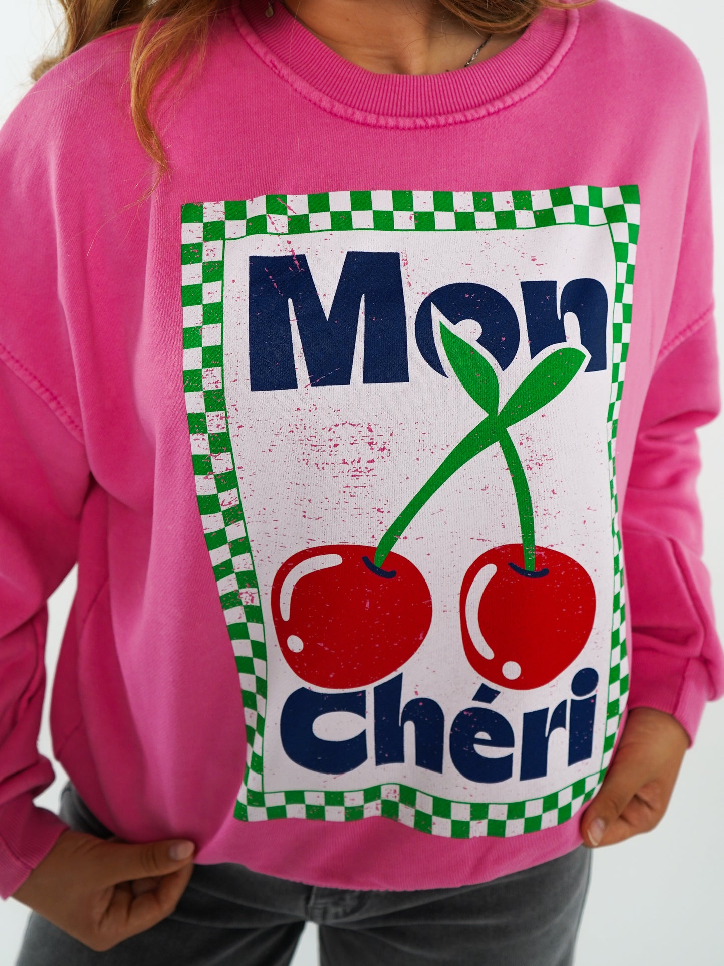 Mon Chéri Summer Sweatshirt - Pink