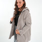 Chic Trek Coat - Dark Clay