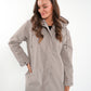 Chic Trek Coat - Dark Clay