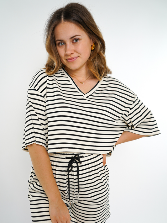 Stripe Me Up Shirt - weiss