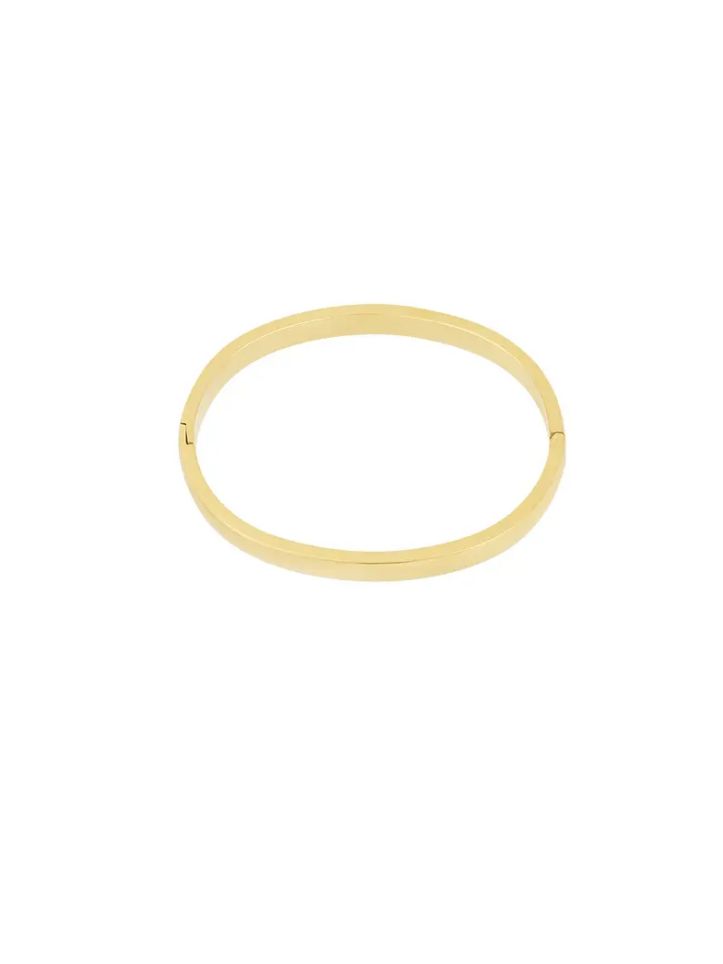 Basic Bangle Bracelet - Gold Silber