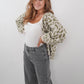 Knit Cardigan Leo - Khaki/Beige