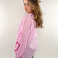 Full of Love Cardigan kariert rosa