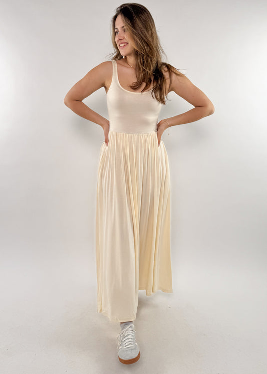 Maxikleid Perfect fit - creme