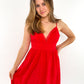 ZWEITELIEBE 332 Cotton Lace Midi Dress - rot - vom Umtausch ausgeschlossen -