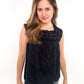 Lace Top Spitze - schwarz