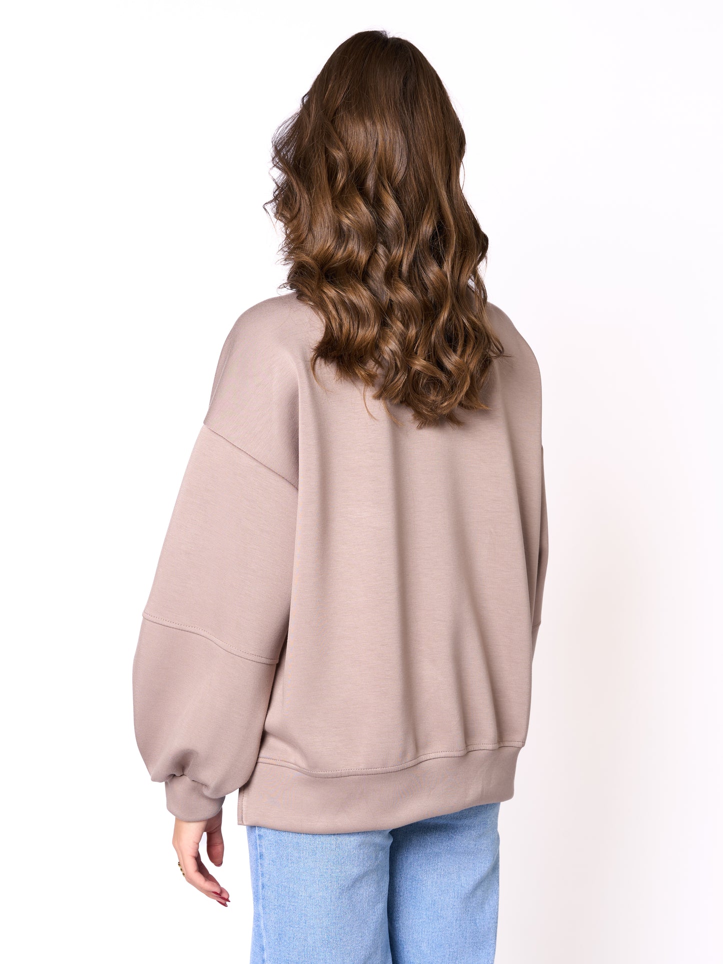 Basic Perfection Sweater - Braun mit Grau