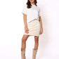 Knit Skirt Miranda - Creme