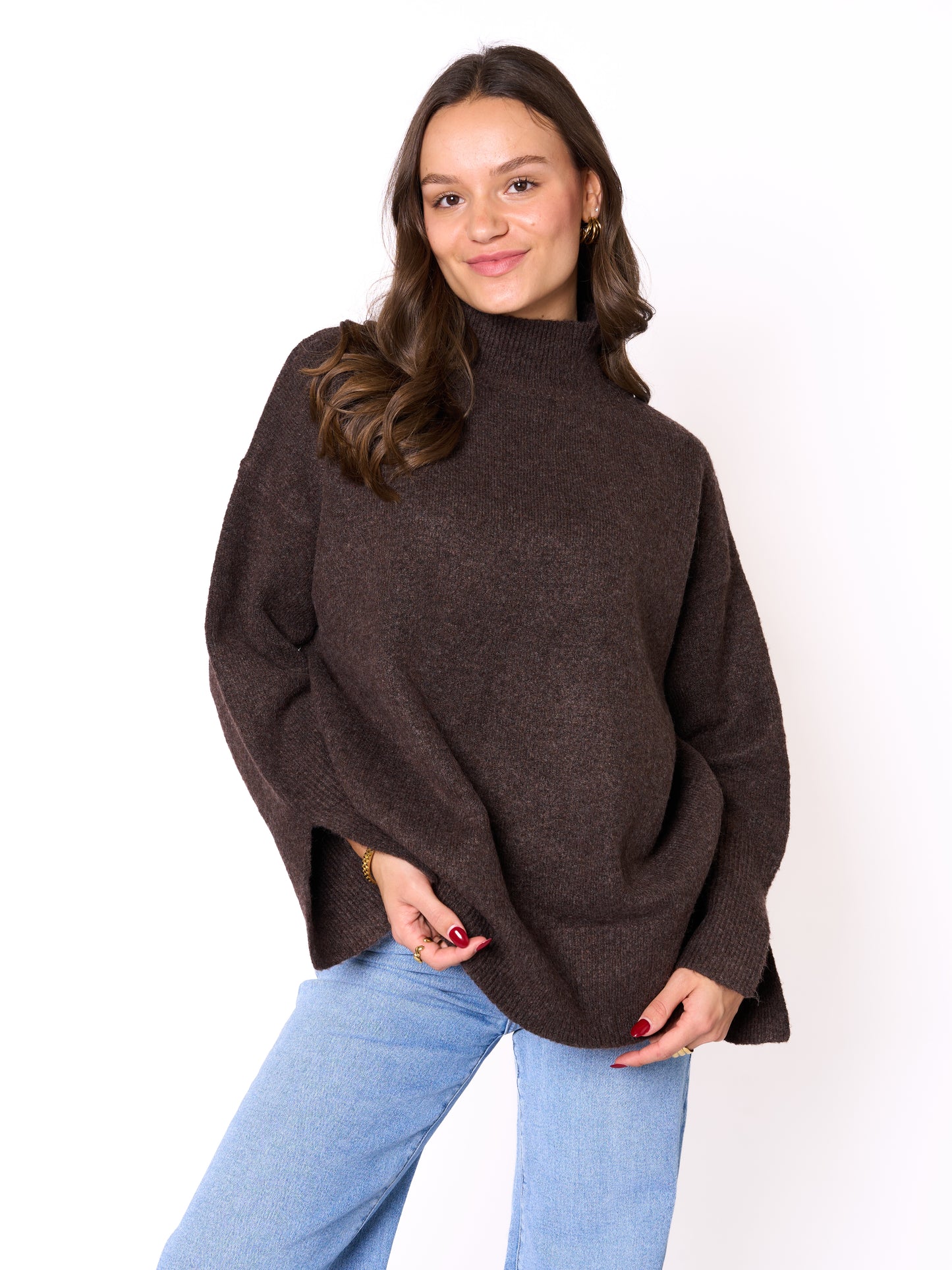 Knit Pullover Miranda - Dunkelbraun