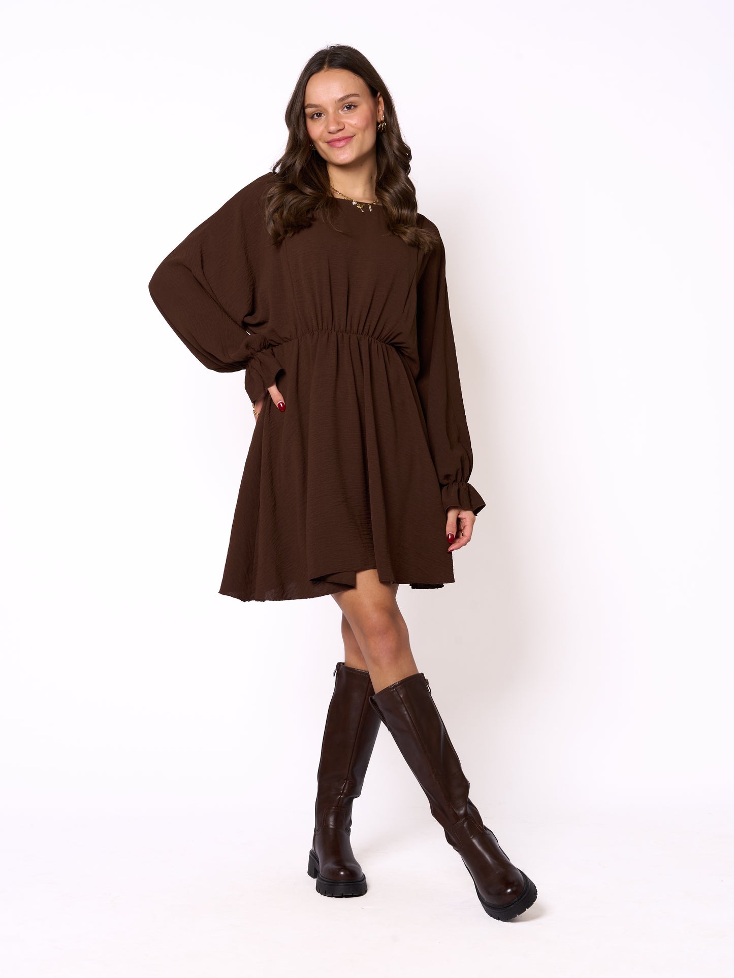 Perfect Tones Minidress - Chocolate