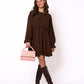 Perfect Tones Minidress - Chocolate