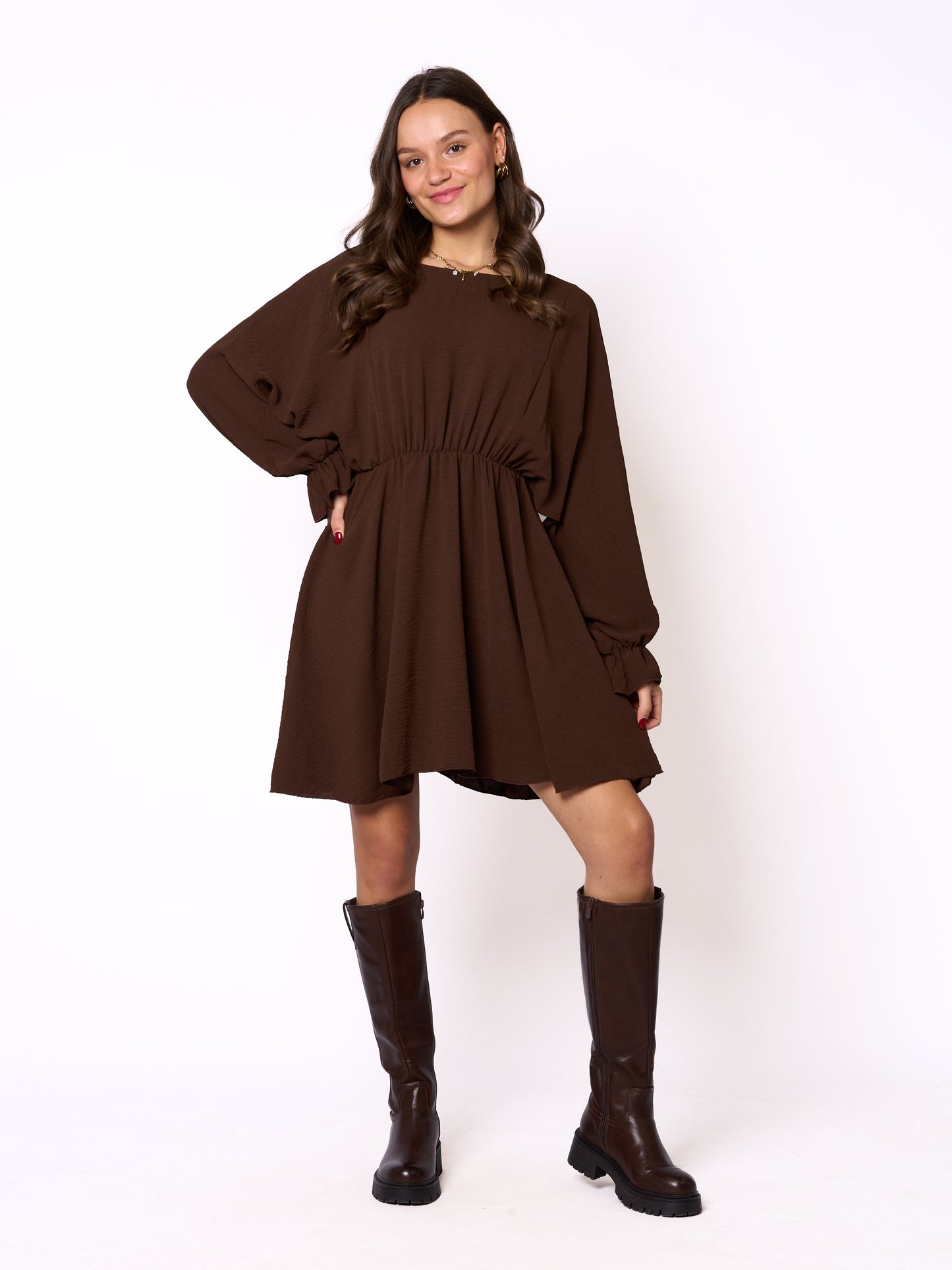 Perfect Tones Minidress - Chocolate