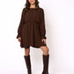 Perfect Tones Minidress - Chocolate