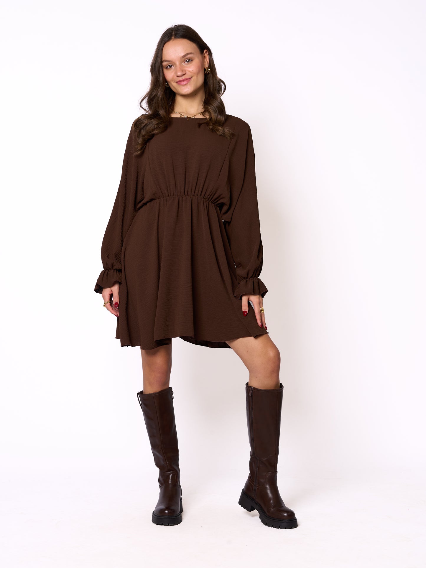 Perfect Tones Minidress - Chocolate