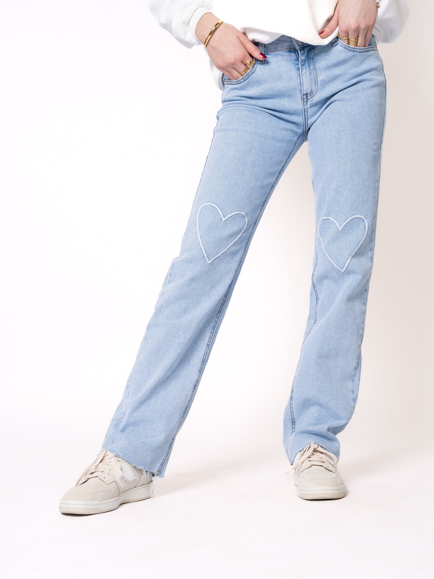 Straight Leg Jeans Amore - Denim Blue