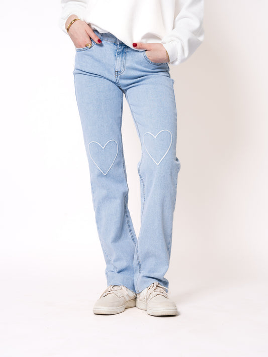 Straight Leg Jeans Amore - Denim Blue