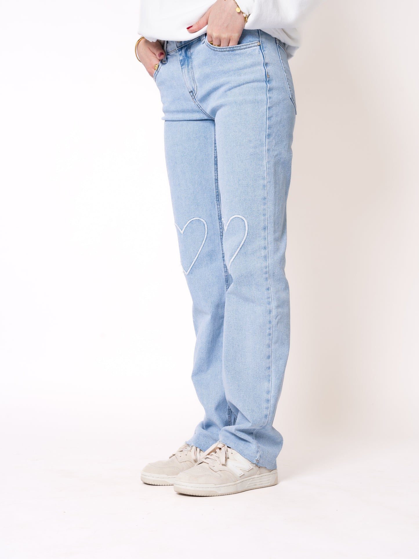 Straight Leg Jeans Amore - Denim Blue