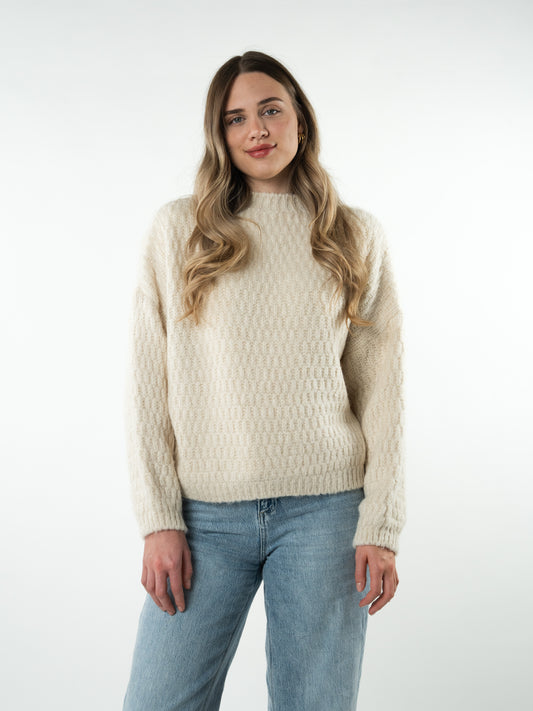 Strickpullover Vivien - Creme