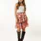 Flower Crush Mini Skirt