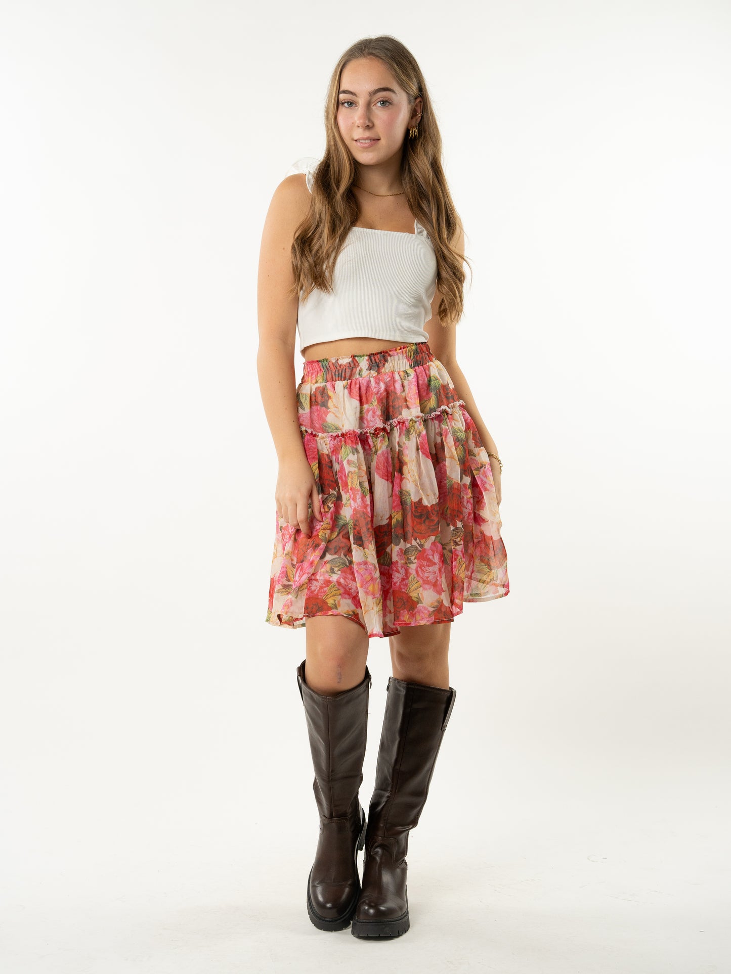 Flower Crush Mini Skirt