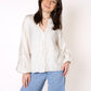 Western Vibes Boho Bluse - Creme