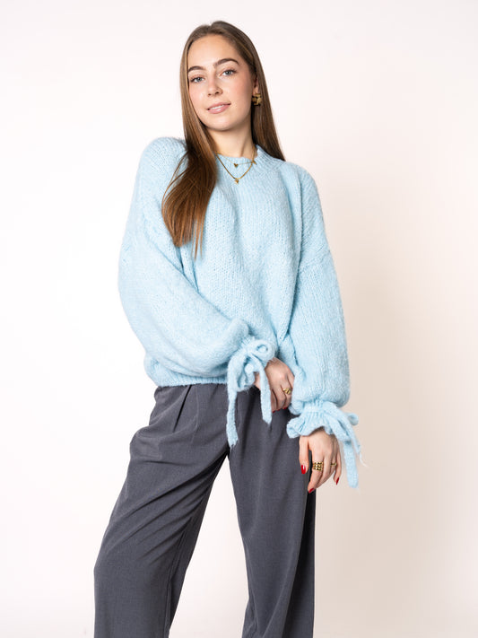 Strickpullover Bella - Hellblau