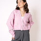 Pretty in Bow Knit Jacket - Rosa