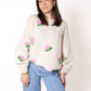 A Thousand Roses Sweater - Creme