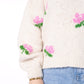 A Thousand Roses Sweater - Creme