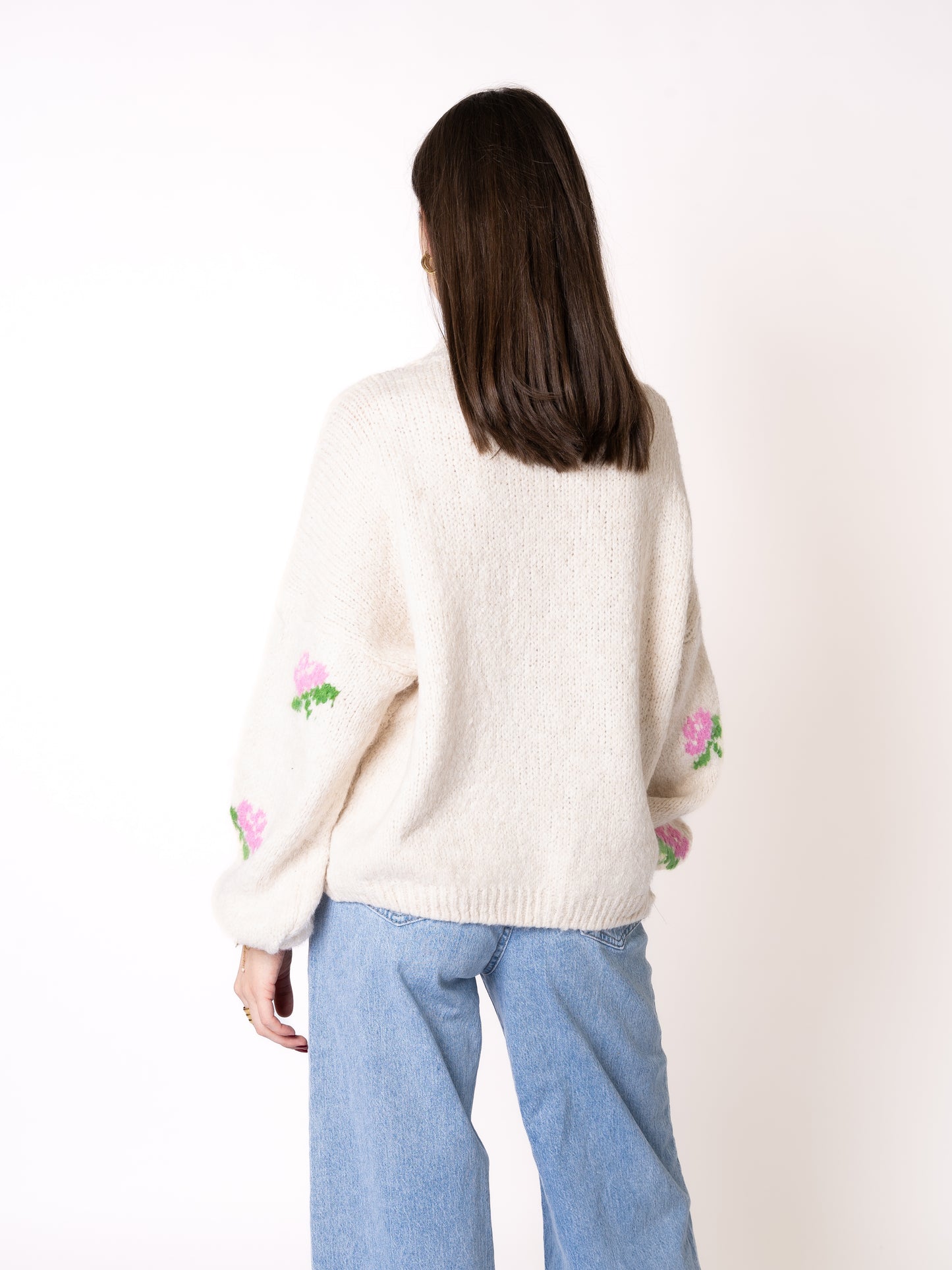 A Thousand Roses Sweater - Creme